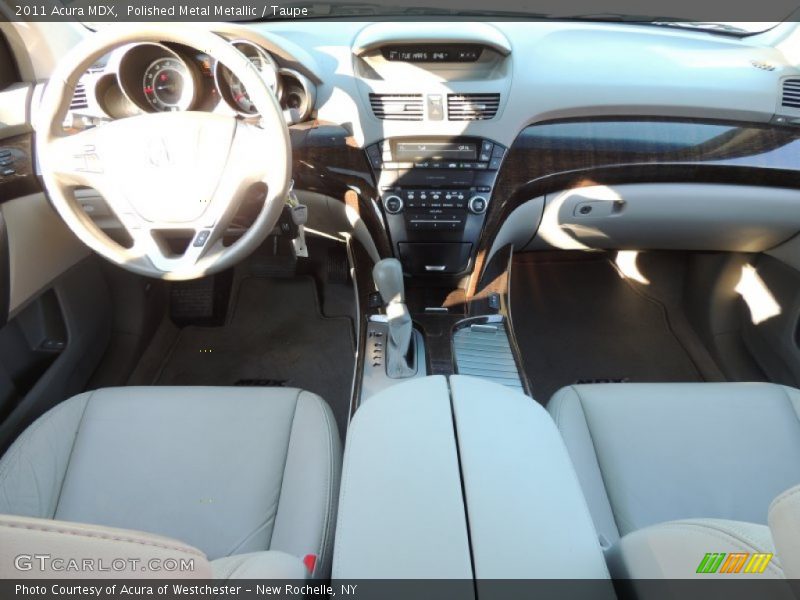 Polished Metal Metallic / Taupe 2011 Acura MDX