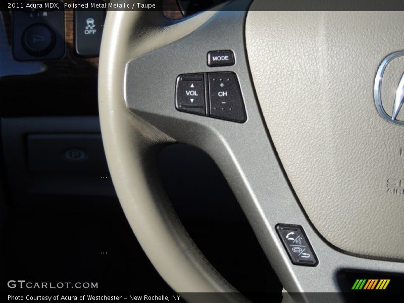 Polished Metal Metallic / Taupe 2011 Acura MDX