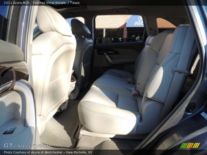 Polished Metal Metallic / Taupe 2011 Acura MDX