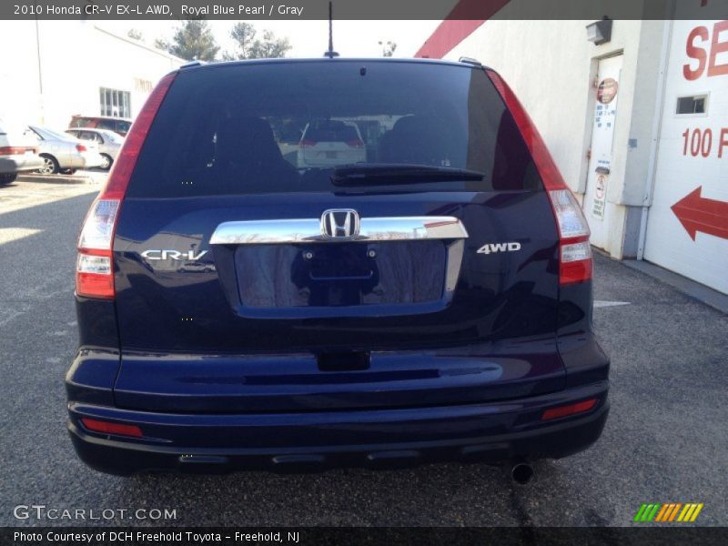 Royal Blue Pearl / Gray 2010 Honda CR-V EX-L AWD
