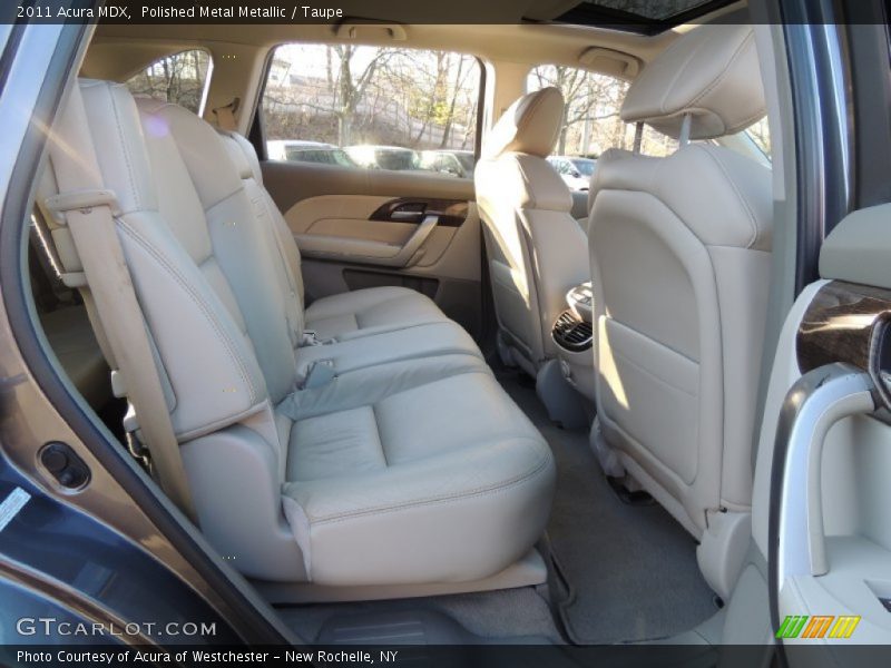 Polished Metal Metallic / Taupe 2011 Acura MDX