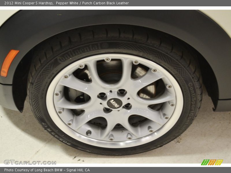 Pepper White / Punch Carbon Black Leather 2012 Mini Cooper S Hardtop