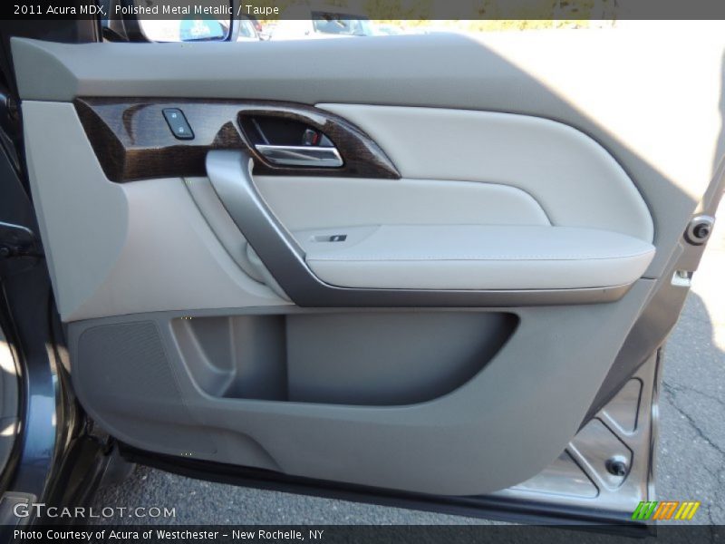Polished Metal Metallic / Taupe 2011 Acura MDX
