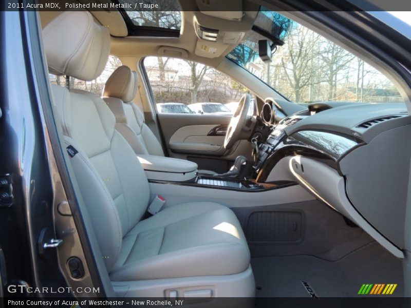 Polished Metal Metallic / Taupe 2011 Acura MDX