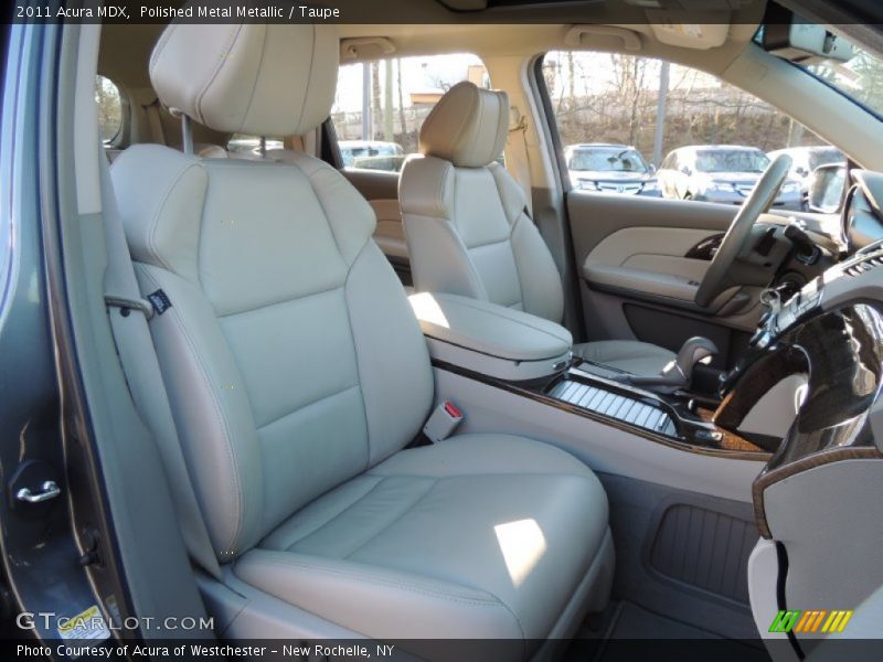 Polished Metal Metallic / Taupe 2011 Acura MDX