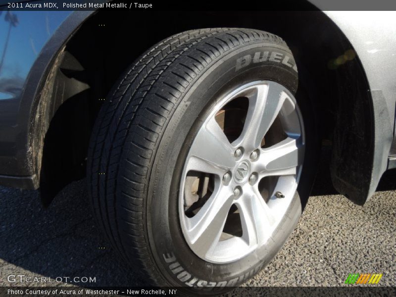 Polished Metal Metallic / Taupe 2011 Acura MDX