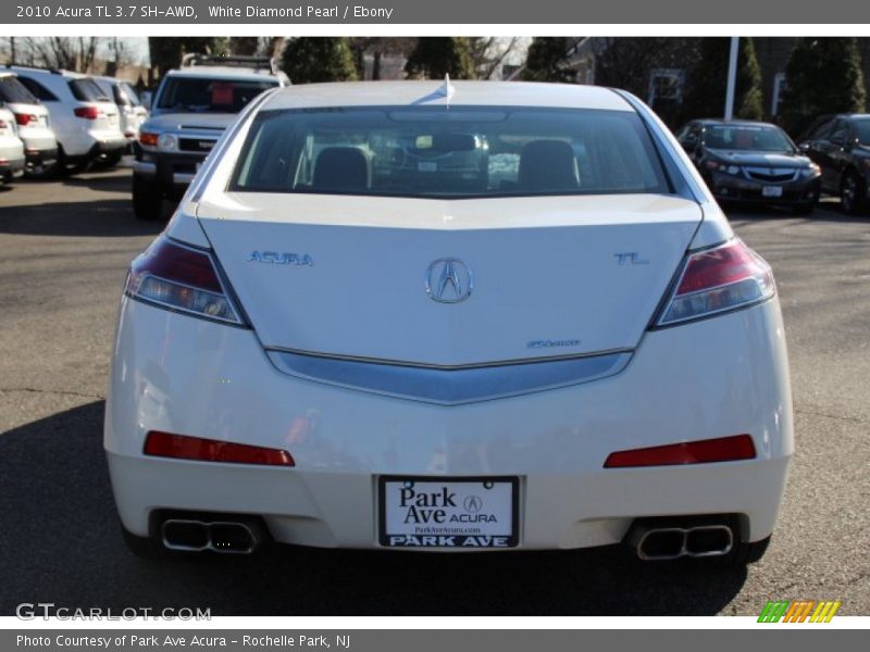 White Diamond Pearl / Ebony 2010 Acura TL 3.7 SH-AWD