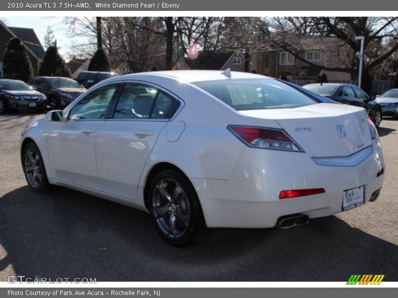 White Diamond Pearl / Ebony 2010 Acura TL 3.7 SH-AWD