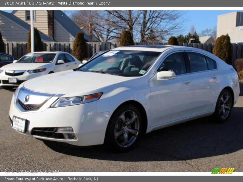 White Diamond Pearl / Ebony 2010 Acura TL 3.7 SH-AWD