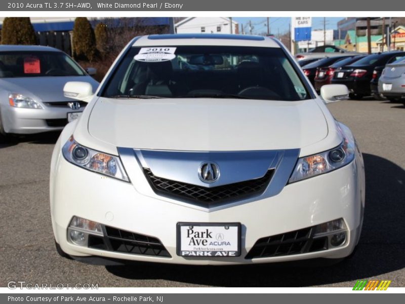 White Diamond Pearl / Ebony 2010 Acura TL 3.7 SH-AWD