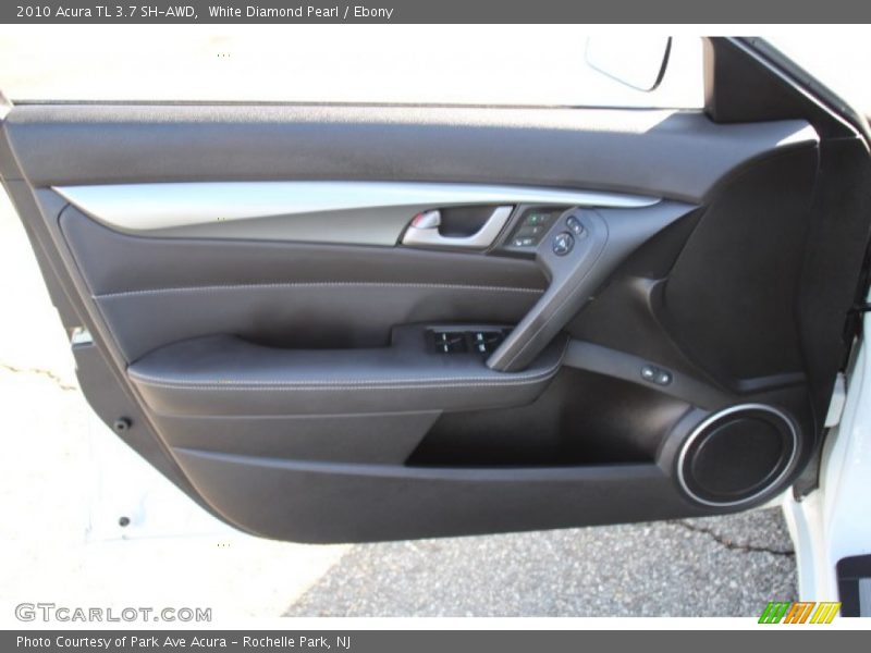 White Diamond Pearl / Ebony 2010 Acura TL 3.7 SH-AWD