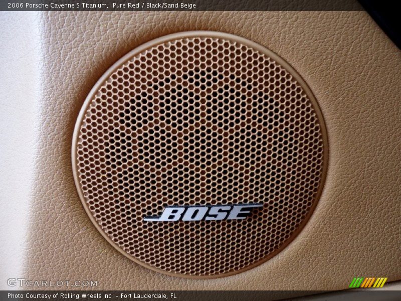Pure Red / Black/Sand Beige 2006 Porsche Cayenne S Titanium