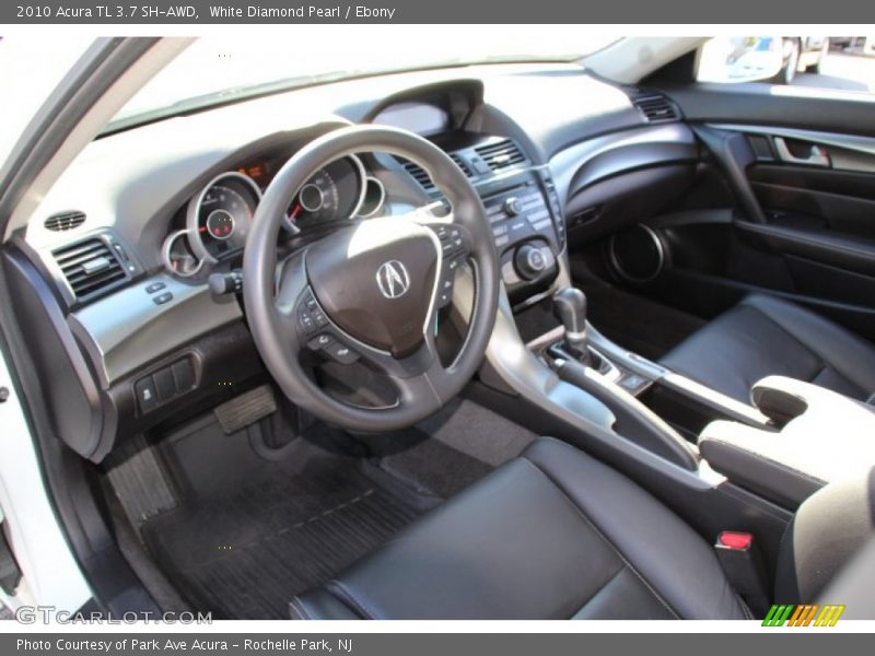 White Diamond Pearl / Ebony 2010 Acura TL 3.7 SH-AWD