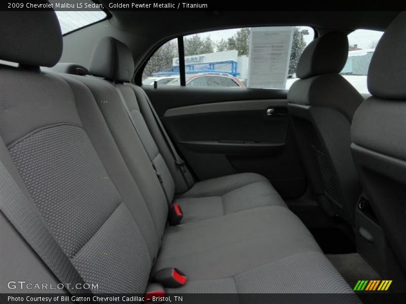 Golden Pewter Metallic / Titanium 2009 Chevrolet Malibu LS Sedan