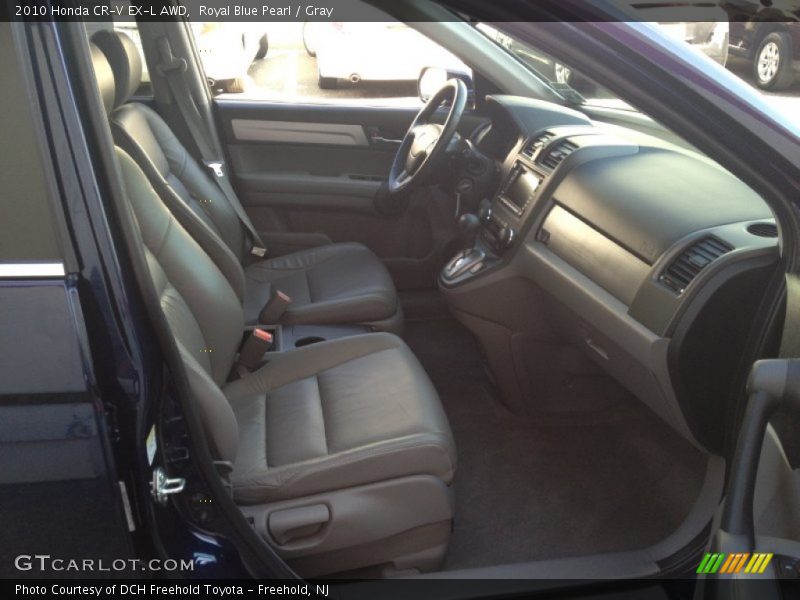 Royal Blue Pearl / Gray 2010 Honda CR-V EX-L AWD