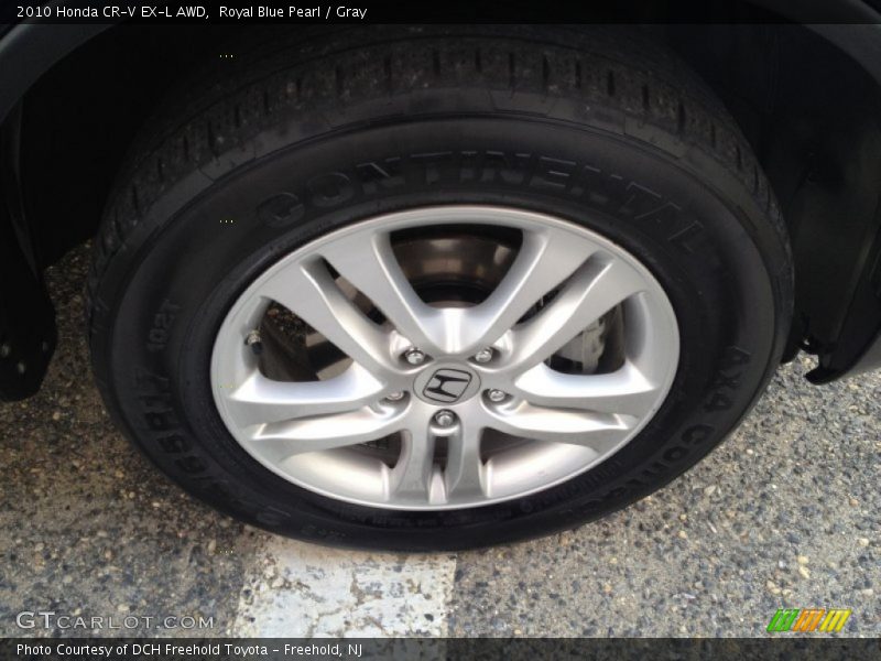 Royal Blue Pearl / Gray 2010 Honda CR-V EX-L AWD