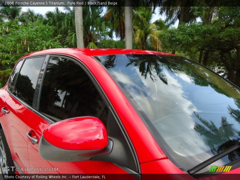 Pure Red / Black/Sand Beige 2006 Porsche Cayenne S Titanium