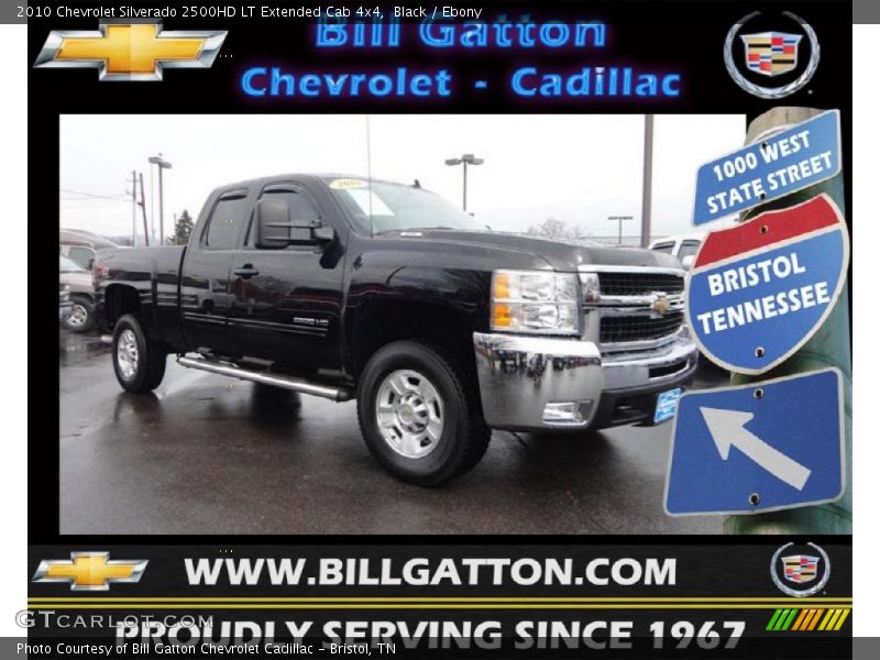 Black / Ebony 2010 Chevrolet Silverado 2500HD LT Extended Cab 4x4