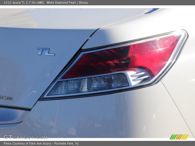 White Diamond Pearl / Ebony 2010 Acura TL 3.7 SH-AWD