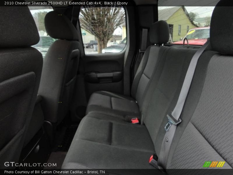 Rear Seat of 2010 Silverado 2500HD LT Extended Cab 4x4