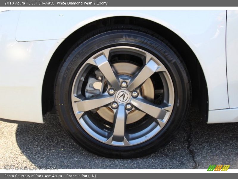White Diamond Pearl / Ebony 2010 Acura TL 3.7 SH-AWD