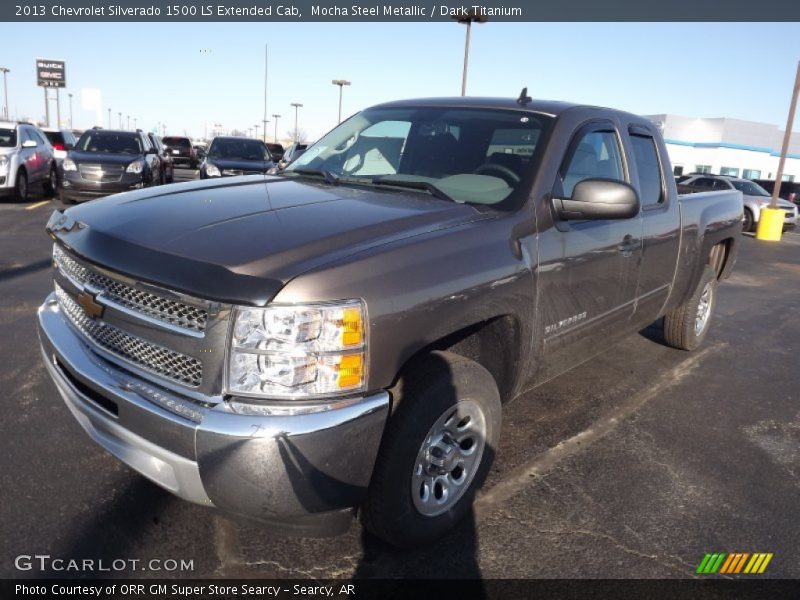 Mocha Steel Metallic / Dark Titanium 2013 Chevrolet Silverado 1500 LS Extended Cab