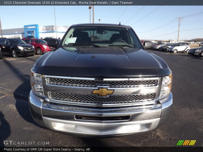 Mocha Steel Metallic / Dark Titanium 2013 Chevrolet Silverado 1500 LS Extended Cab
