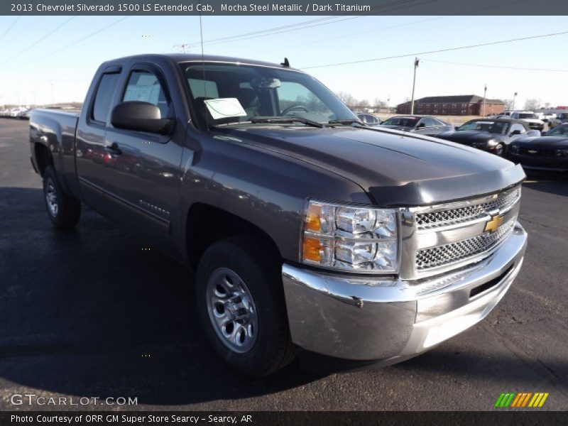 Mocha Steel Metallic / Dark Titanium 2013 Chevrolet Silverado 1500 LS Extended Cab