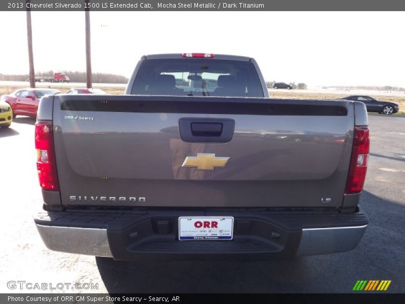 Mocha Steel Metallic / Dark Titanium 2013 Chevrolet Silverado 1500 LS Extended Cab