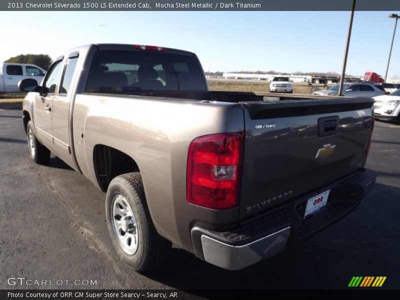 Mocha Steel Metallic / Dark Titanium 2013 Chevrolet Silverado 1500 LS Extended Cab