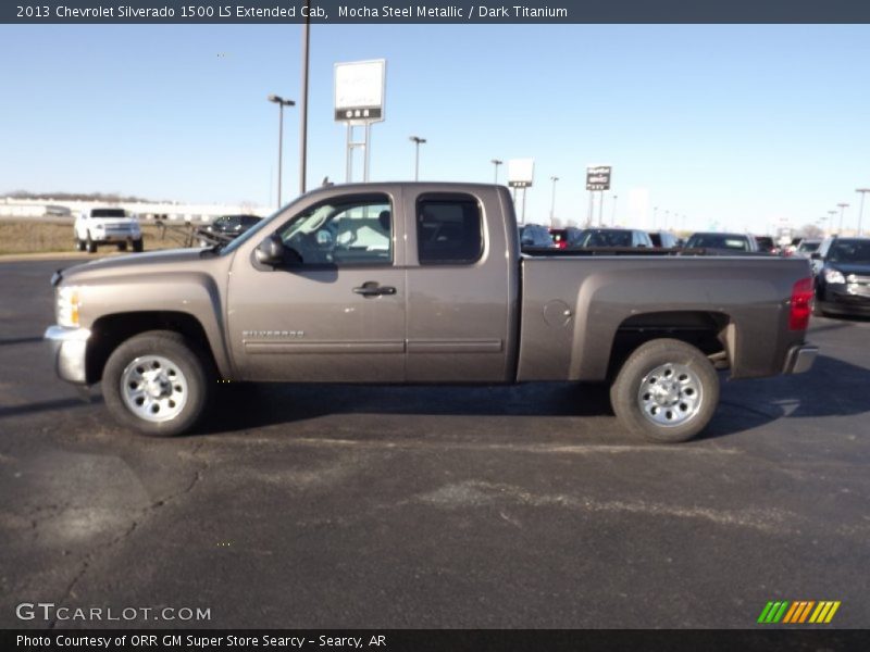 Mocha Steel Metallic / Dark Titanium 2013 Chevrolet Silverado 1500 LS Extended Cab