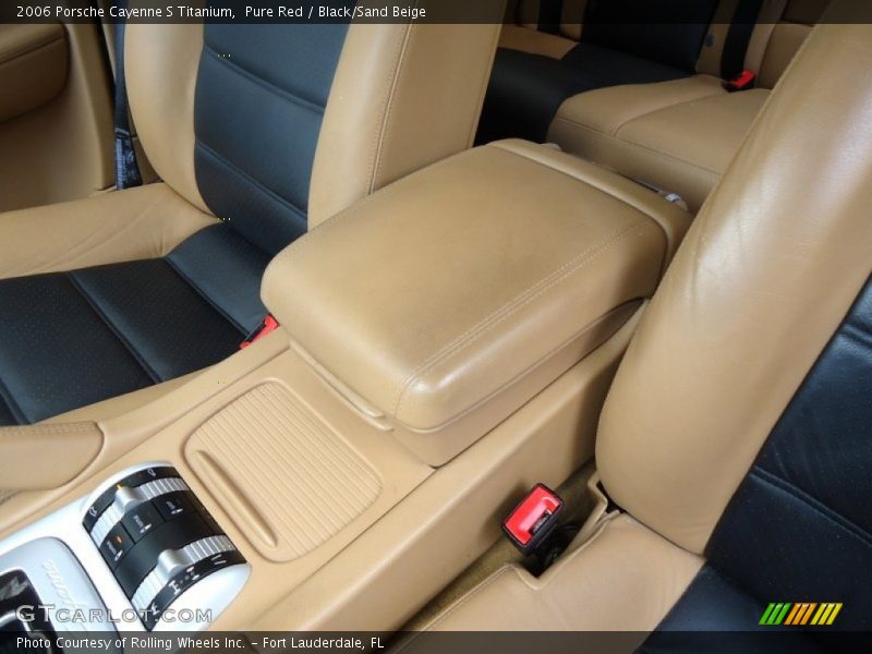 Pure Red / Black/Sand Beige 2006 Porsche Cayenne S Titanium