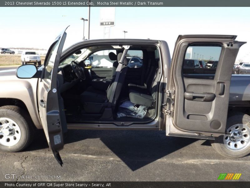 Mocha Steel Metallic / Dark Titanium 2013 Chevrolet Silverado 1500 LS Extended Cab