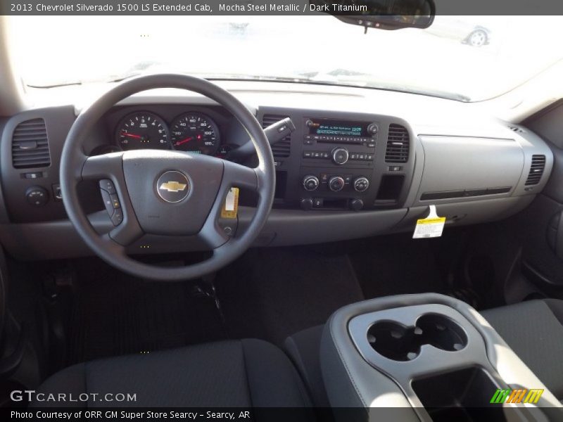 Mocha Steel Metallic / Dark Titanium 2013 Chevrolet Silverado 1500 LS Extended Cab