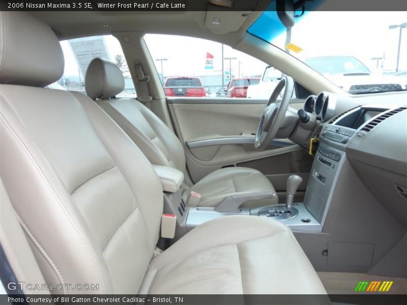 Winter Frost Pearl / Cafe Latte 2006 Nissan Maxima 3.5 SE