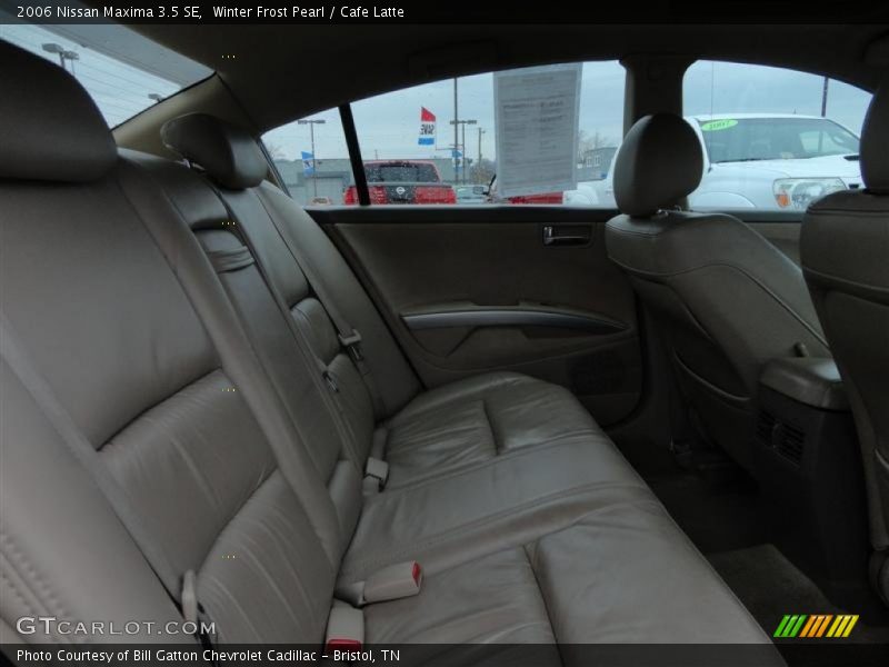 Winter Frost Pearl / Cafe Latte 2006 Nissan Maxima 3.5 SE