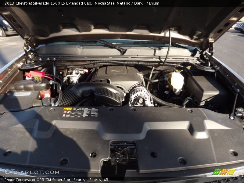 Mocha Steel Metallic / Dark Titanium 2013 Chevrolet Silverado 1500 LS Extended Cab