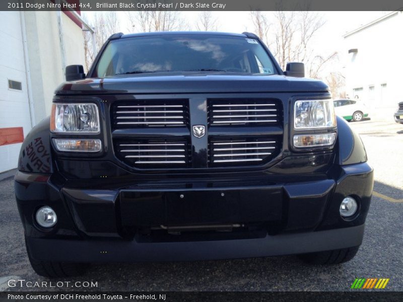 Brilliant Black Crystal Pearl / Dark Slate Gray 2011 Dodge Nitro Heat 4x4