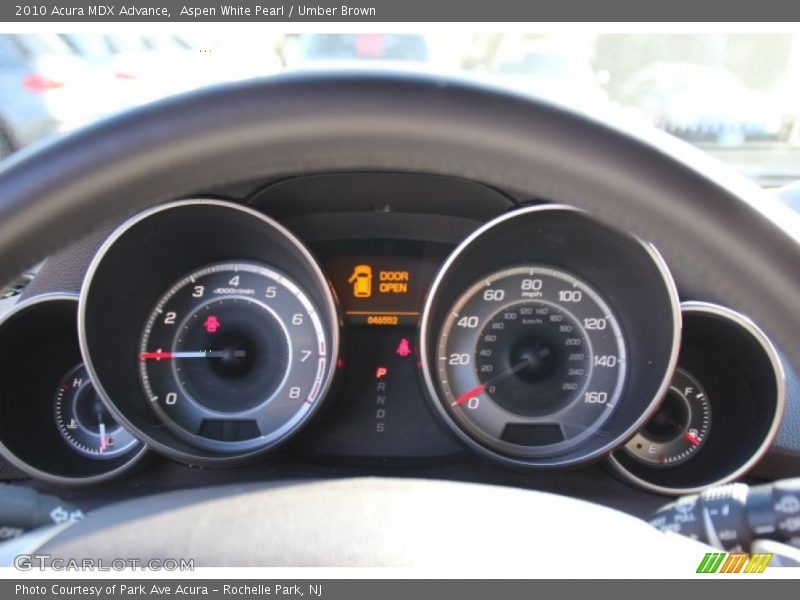  2010 MDX Advance Advance Gauges