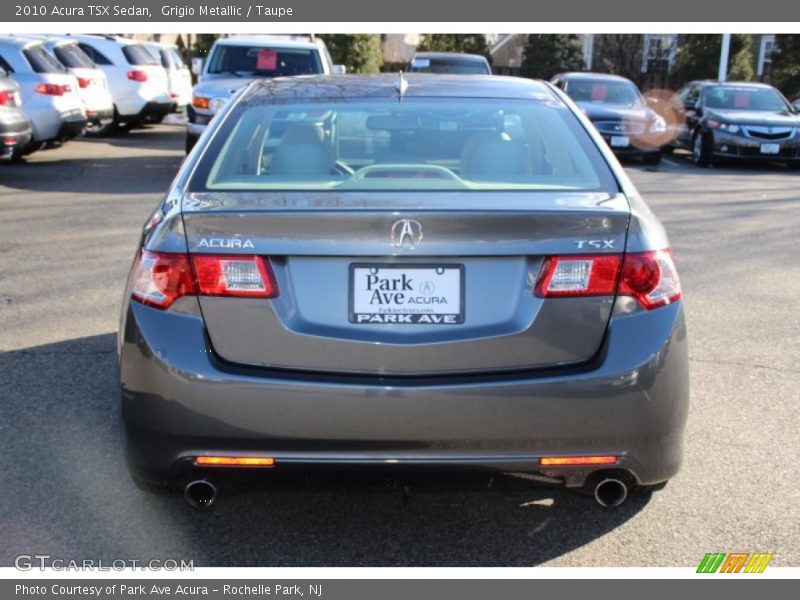 Grigio Metallic / Taupe 2010 Acura TSX Sedan