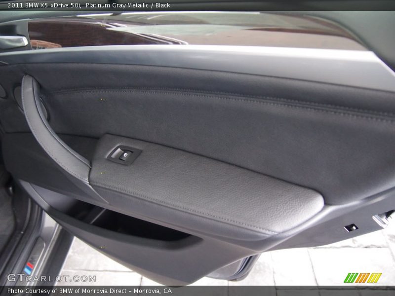 Platinum Gray Metallic / Black 2011 BMW X5 xDrive 50i