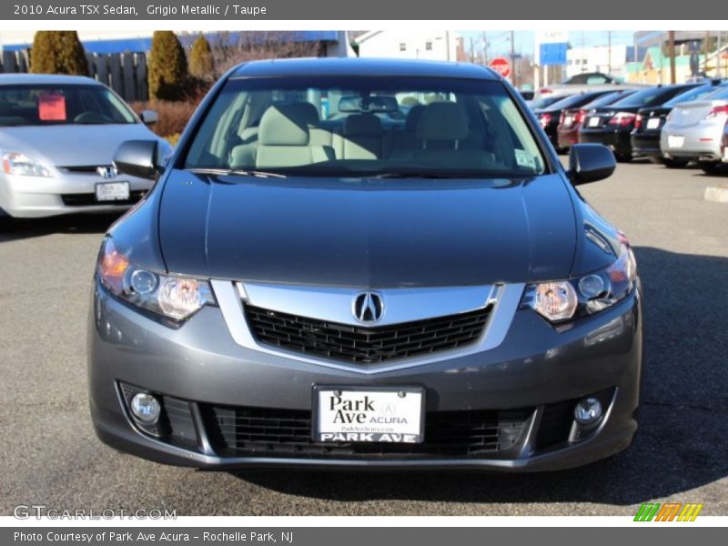 Grigio Metallic / Taupe 2010 Acura TSX Sedan
