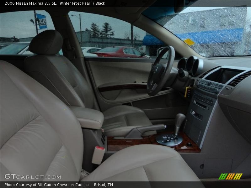 Winter Frost Pearl / Black 2006 Nissan Maxima 3.5 SL