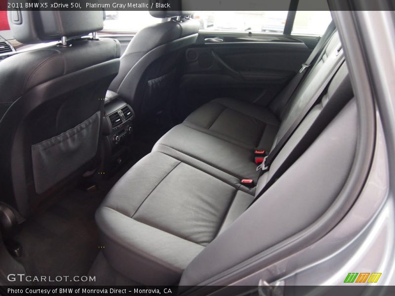 Rear Seat of 2011 X5 xDrive 50i