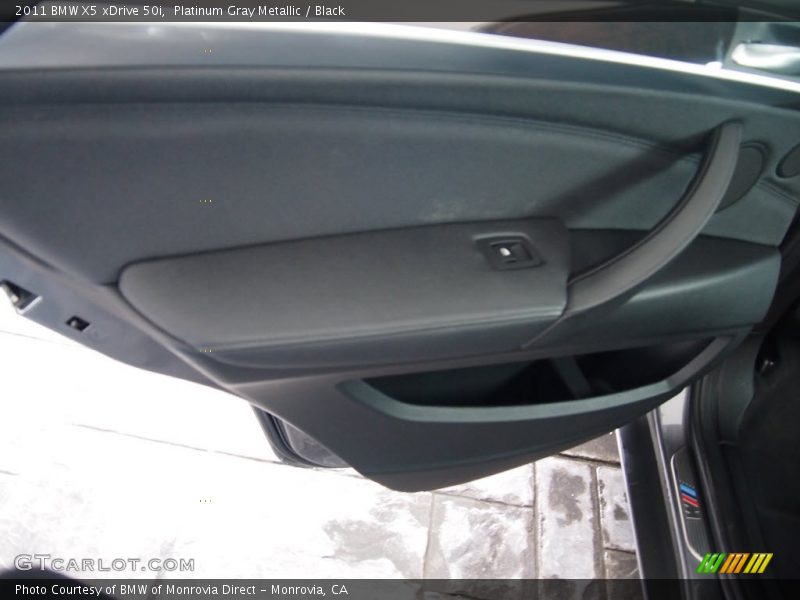 Platinum Gray Metallic / Black 2011 BMW X5 xDrive 50i