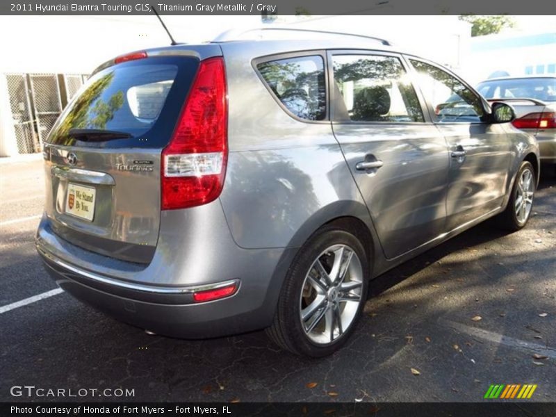 Titanium Gray Metallic / Gray 2011 Hyundai Elantra Touring GLS