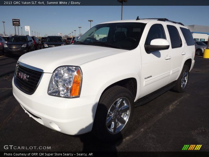 Summit White / Ebony 2013 GMC Yukon SLT 4x4