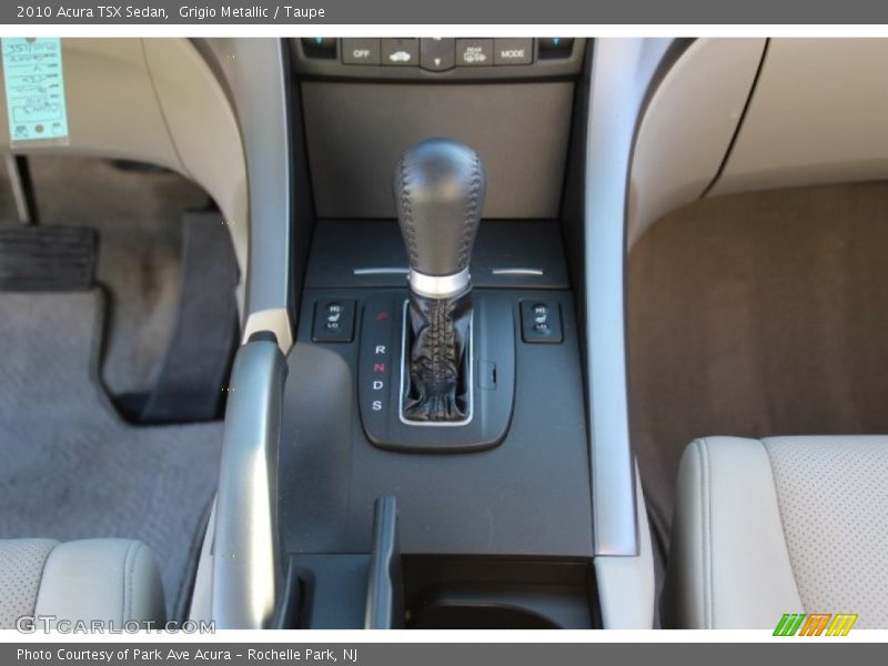 Grigio Metallic / Taupe 2010 Acura TSX Sedan