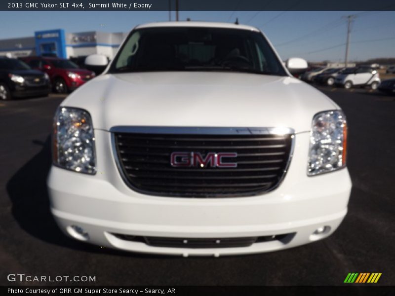 Summit White / Ebony 2013 GMC Yukon SLT 4x4