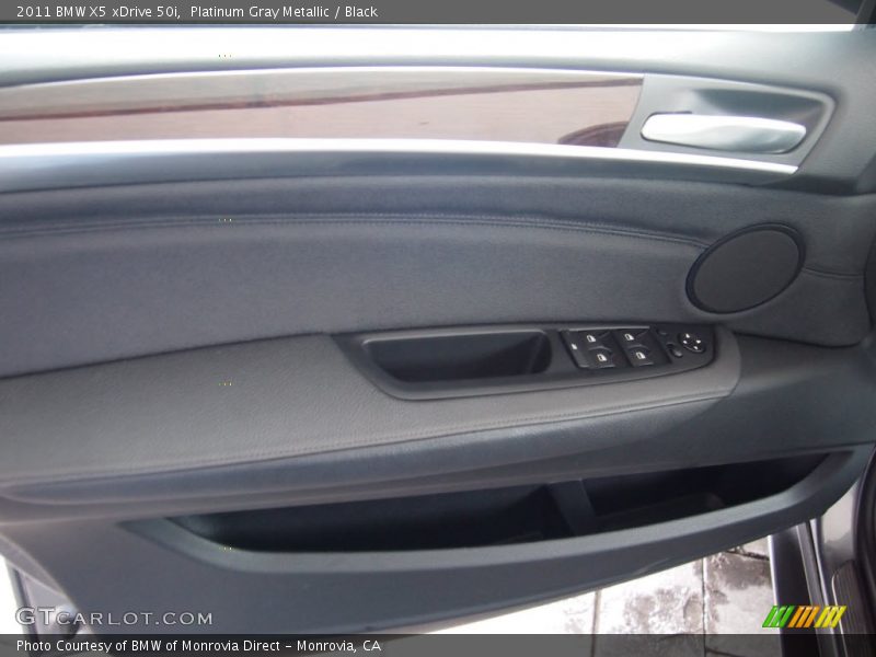 Platinum Gray Metallic / Black 2011 BMW X5 xDrive 50i